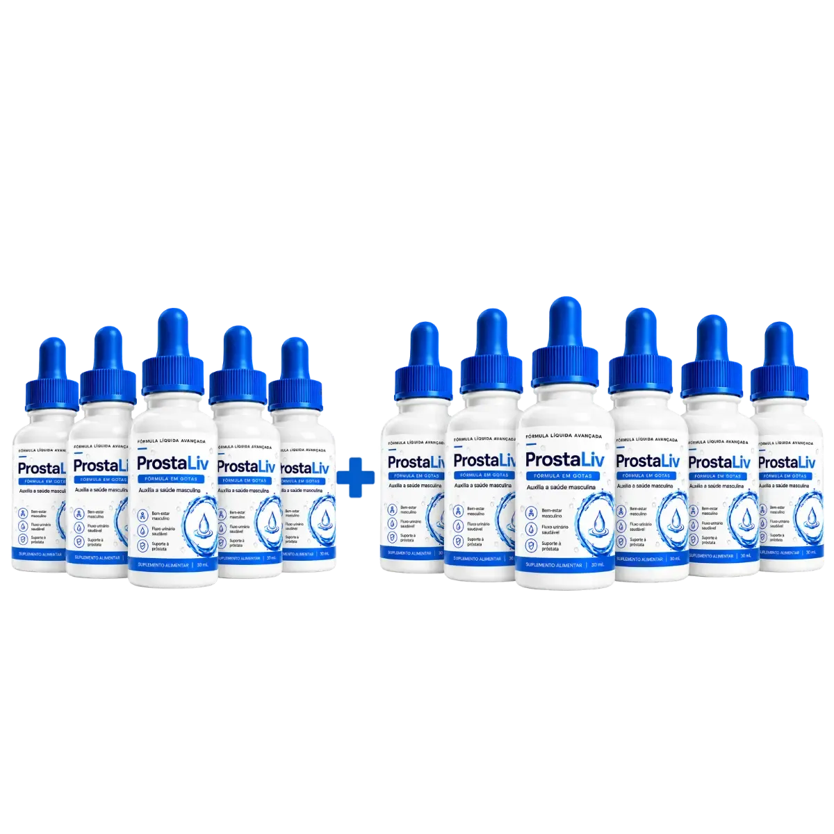 Kit ProstaLiv com 11 frascos