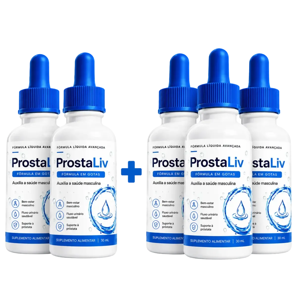 Kit ProstaLiv com 5 frascos
