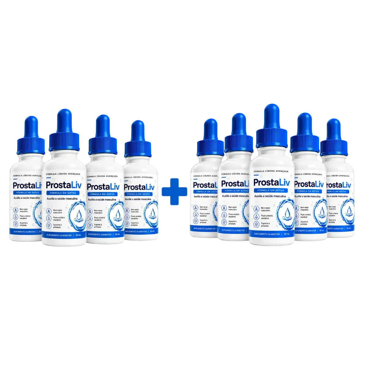 Kit ProstaLiv com 9 frascos